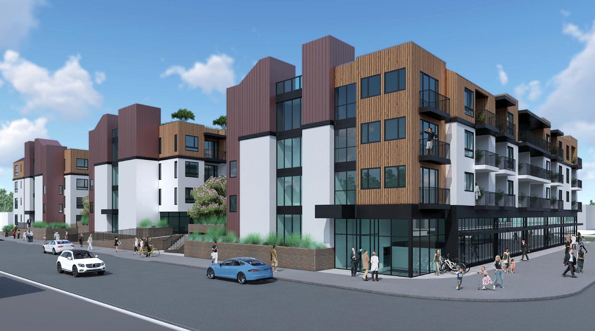 Mixed-use apartment complex planned at 16955 Sherman Way in Lake